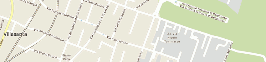 Mappa della impresa live music service sas di mariani luigi e c a VILLASANTA