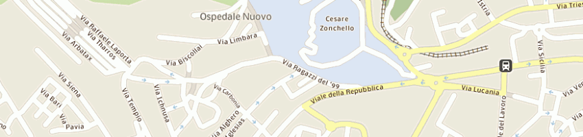 Mappa della impresa piras e piras di piras pina a NUORO