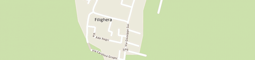 Mappa della impresa canevari lino a FILIGHERA