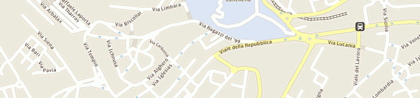 Mappa della impresa palestra cesaraccio snc a NUORO