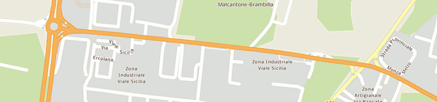Mappa della impresa autoteam srl a MONZA