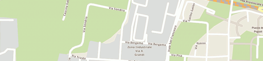 Mappa della impresa lunghi e c srl a PIOLTELLO