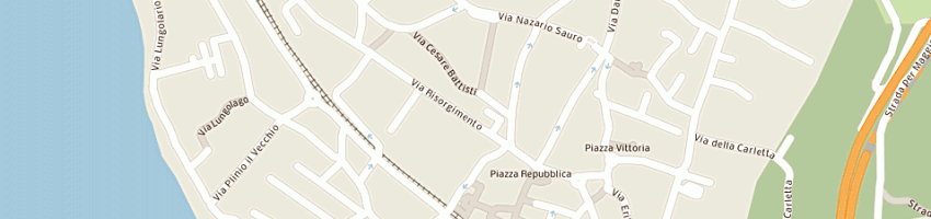 Mappa della impresa capra daniela a MANDELLO DEL LARIO