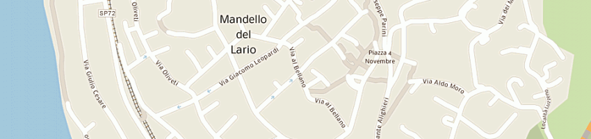 Mappa della impresa alleanza assicurazioni spa a MANDELLO DEL LARIO