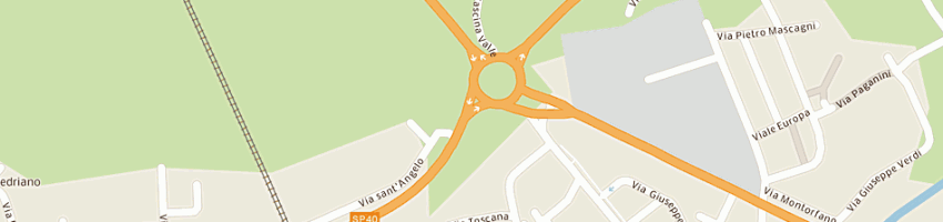 Mappa della impresa emmedi auto srl a MELEGNANO