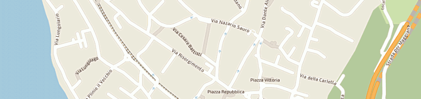 Mappa della impresa immobiliare centrolago snc a MANDELLO DEL LARIO