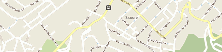 Mappa della impresa cotzia giangiuseppe a NUORO