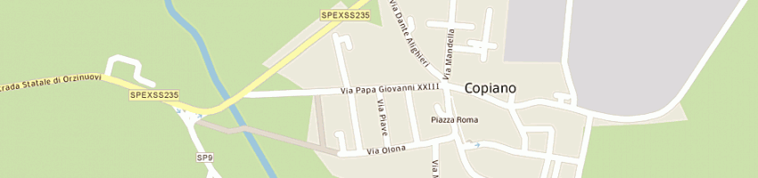 Mappa della impresa soluzioni aziendali soccoop arl a COPIANO