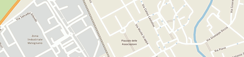 Mappa della impresa esseci analitica srl a MELEGNANO