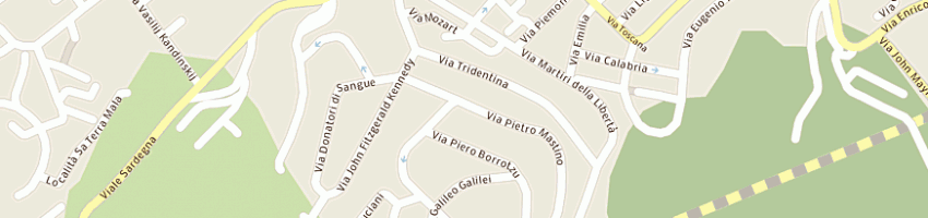 Mappa della impresa il pastificio artigiano snc di piredda bruno e c a NUORO