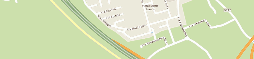 Mappa della impresa scuola elementare a CERRO AL LAMBRO