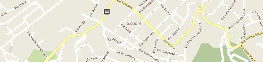 Mappa della impresa magari paolo franco a NUORO