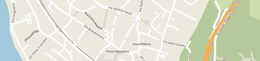 Mappa della impresa bonacina giampaolo a MANDELLO DEL LARIO