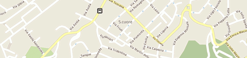 Mappa della impresa dema ingrenato deriu a NUORO