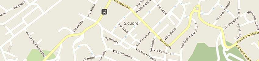 Mappa della impresa usai valeria a NUORO