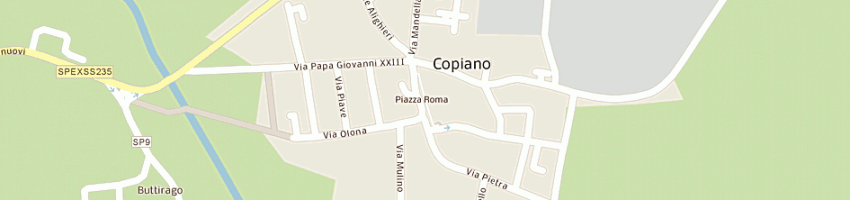 Mappa della impresa eredi vanzini di vanzini giovanna e roberta snc a COPIANO