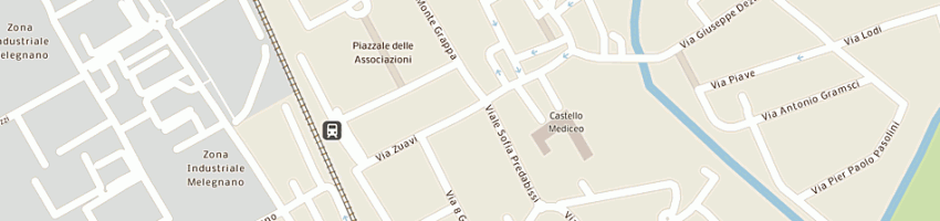 Mappa della impresa a d immobiliare sas di donnoli a e c a MELEGNANO