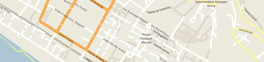 Mappa della impresa osteria pizzeria da ivo di zolezzi silvano a CHIAVARI