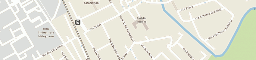 Mappa della impresa costa paolo a MELEGNANO