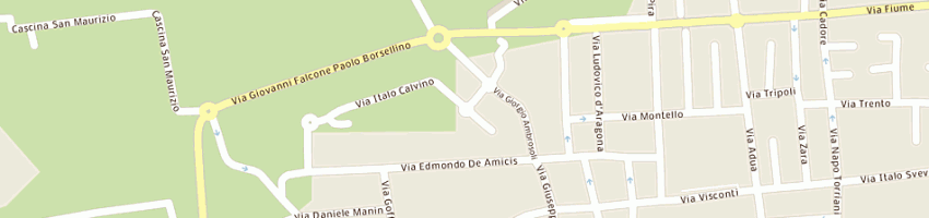 Mappa della impresa circolo il forcello a CERNUSCO SUL NAVIGLIO