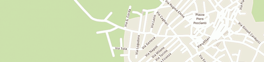 Mappa della impresa treesseci commerciale edilizia sas di scanu cristina e c a ALA DEI SARDI