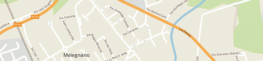 Mappa della impresa profilo donna (snc) a MELEGNANO