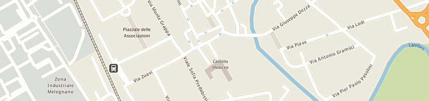 Mappa della impresa comune di melegnano a MELEGNANO