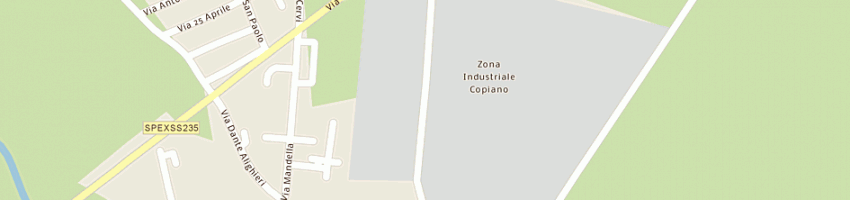 Mappa della impresa off meccanica visa snc di sacchi francesco e c a COPIANO