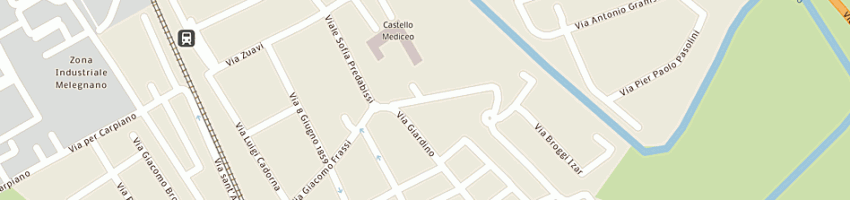 Mappa della impresa di ruscio luca a MELEGNANO