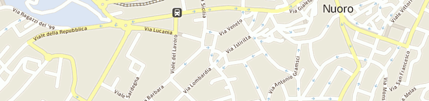 Mappa della impresa il cubo a NUORO