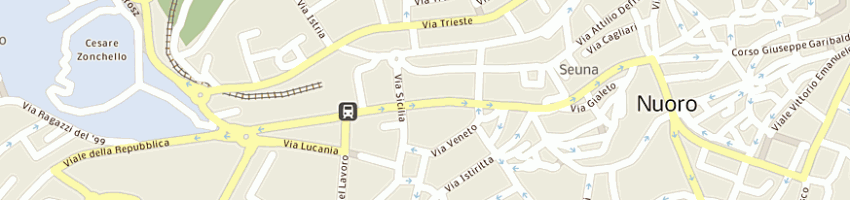 Mappa della impresa dott ginatempo studio dentistico a NUORO