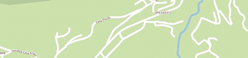 Mappa della impresa croce azzurra romagnese a ROMAGNESE