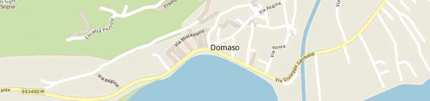 Mappa della impresa campeggio le vele holiday service snc a DOMASO
