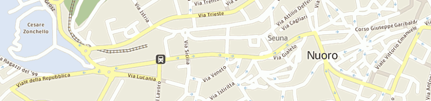 Mappa della impresa pasticceria gelateria artigiana a NUORO