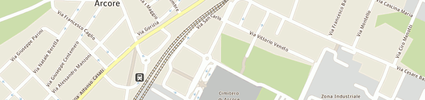 Mappa della impresa arcore gomme snc di viscardi giuseppe e russo ivan a ARCORE