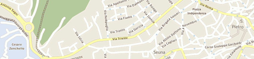 Mappa della impresa parrocchia san giuseppe a NUORO