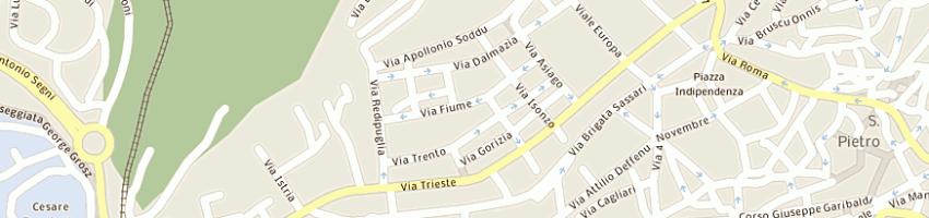 Mappa della impresa pluriservices srl a NUORO