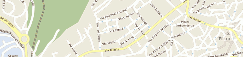 Mappa della impresa carta giosue' a NUORO