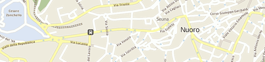 Mappa della impresa infortunistica di zolo e pala a NUORO