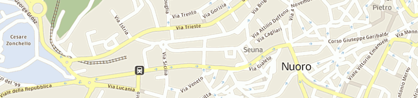 Mappa della impresa cres sas di l milani e c a NUORO