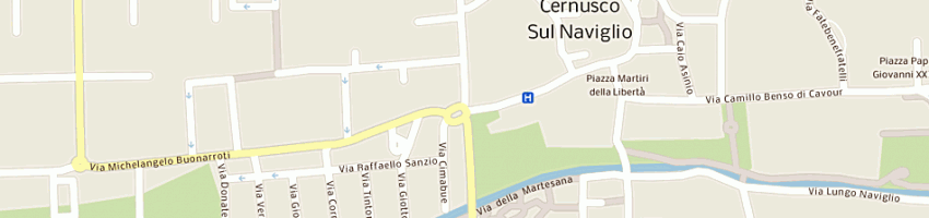 Mappa della impresa st sas bustino - miranda a CERNUSCO SUL NAVIGLIO
