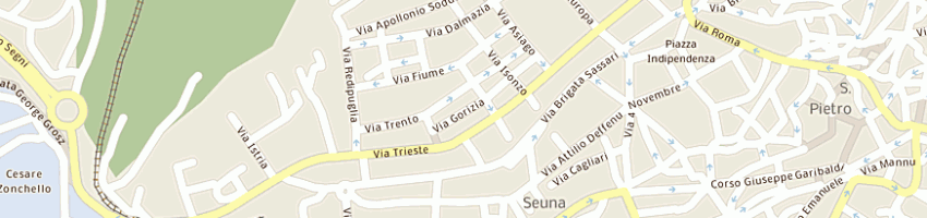 Mappa della impresa cabras pietro a NUORO