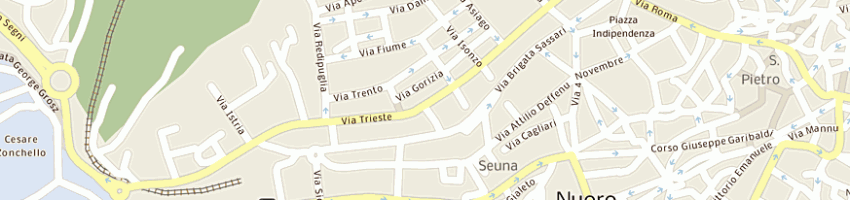 Mappa della impresa pizzeria da angelo a NUORO