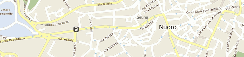 Mappa della impresa costumenes di cucchedda maddalena a NUORO