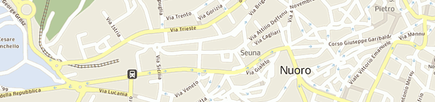 Mappa della impresa melis trasporti di melis giovanni e c snc a NUORO