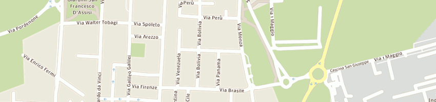 Mappa della impresa mangiagalli aldo a PIOLTELLO