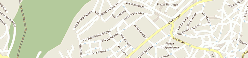Mappa della impresa eliografia a NUORO