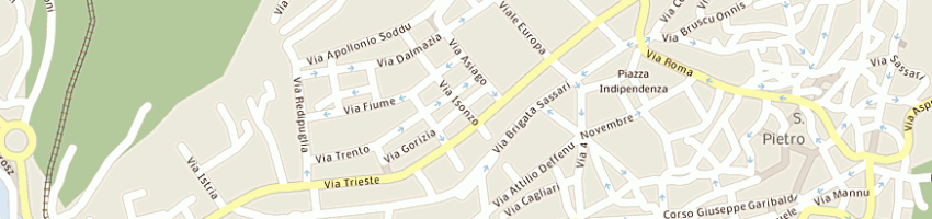 Mappa della impresa tendas rag antonio centro elaborazioni dati a NUORO