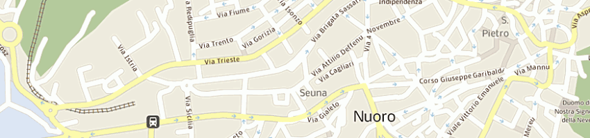 Mappa della impresa autoscuola 2000 di caltagirone vincenzo a NUORO