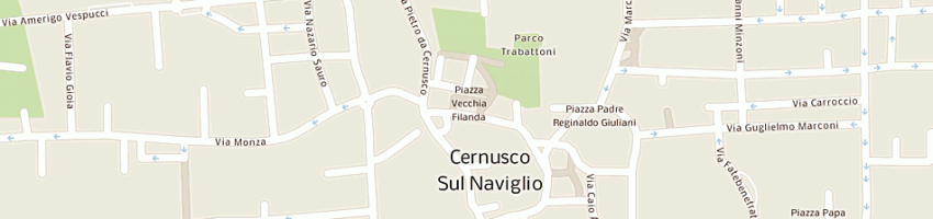 Mappa della impresa panificio beretta di beretta wilma e c snc ambrogio a CERNUSCO SUL NAVIGLIO